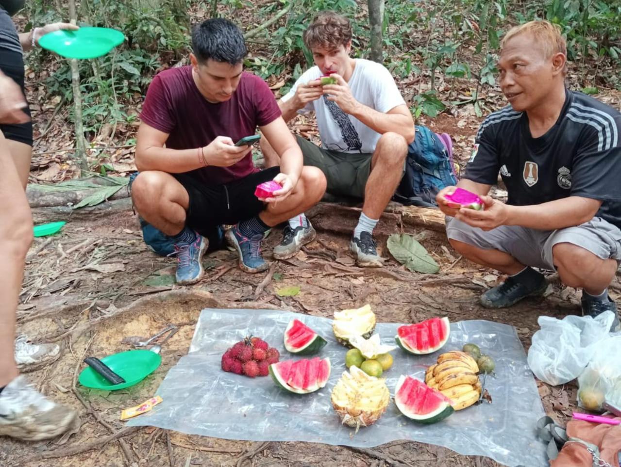 Landak River Guest House Only Trekking With Us Bukit Lawang Eksteriør billede